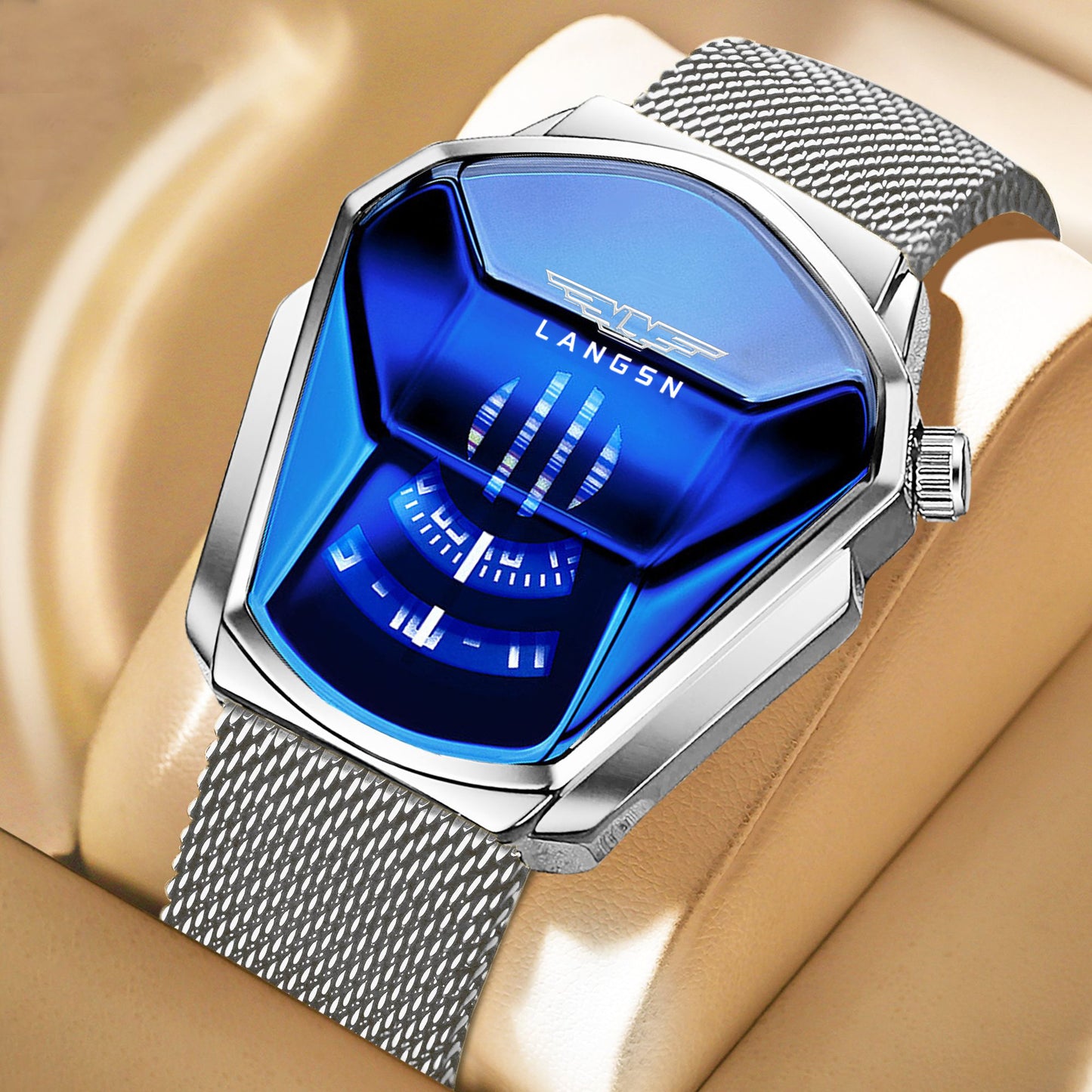 Futuristic Style Mens Watch