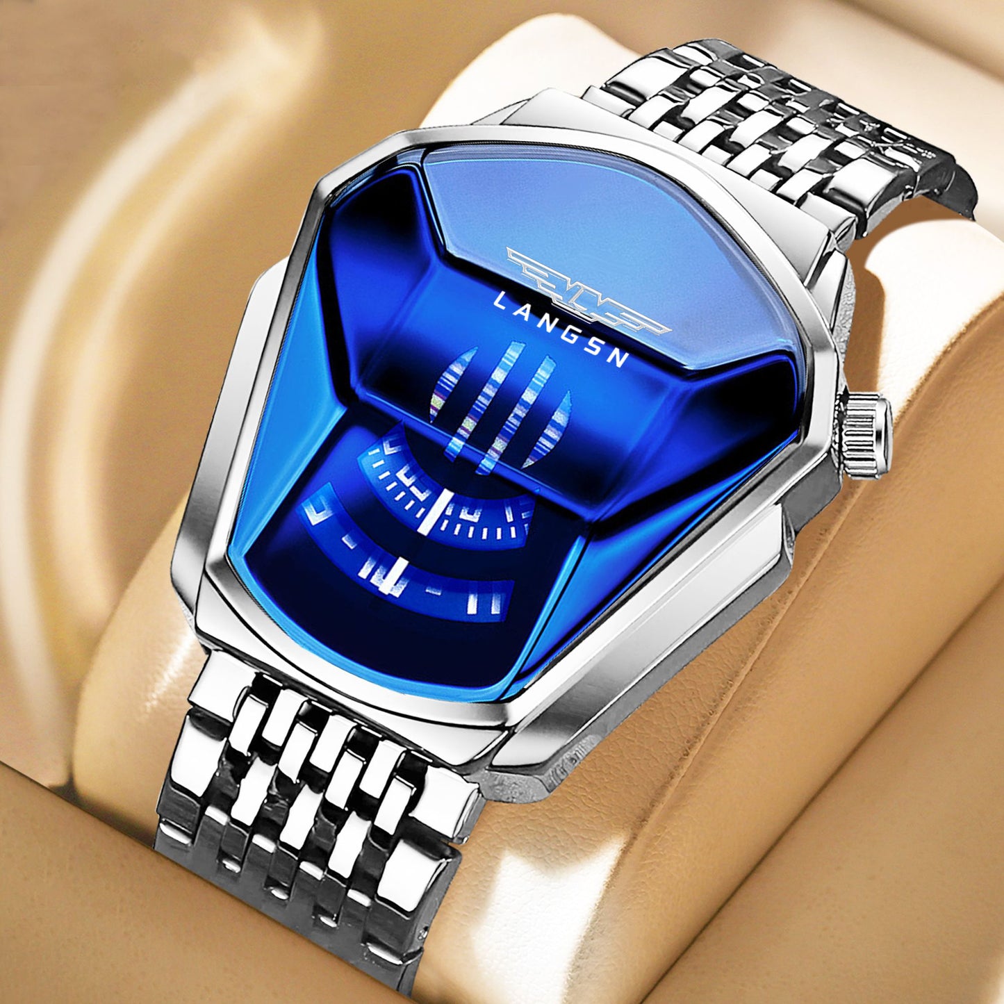 Futuristic Style Mens Watch