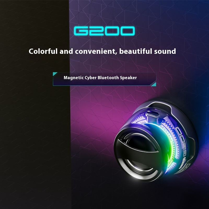 G200 Mini Wireless Bluetooth Magnetic Speaker